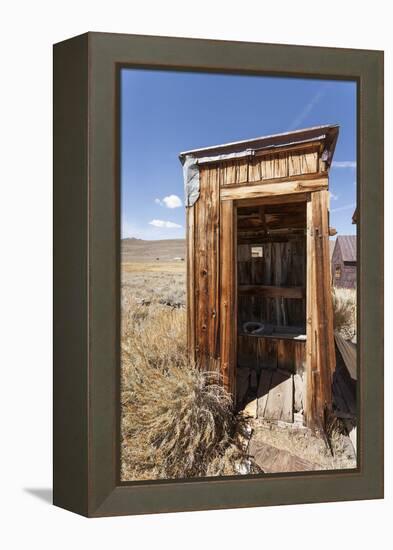 Outside Toilet, Bodie State Historic Park, Bridgeport, California, Usa-Jean Brooks-Framed Premier Image Canvas