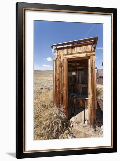 Outside Toilet, Bodie State Historic Park, Bridgeport, California, Usa-Jean Brooks-Framed Photographic Print