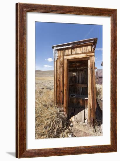 Outside Toilet, Bodie State Historic Park, Bridgeport, California, Usa-Jean Brooks-Framed Photographic Print