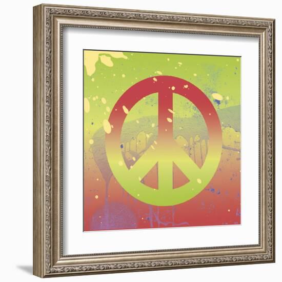 Outtasight Peace-Erin Clark-Framed Art Print