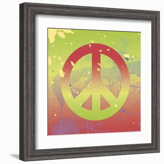 Outtasight Peace-Erin Clark-Framed Art Print