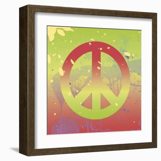 Outtasight Peace-Erin Clark-Framed Art Print