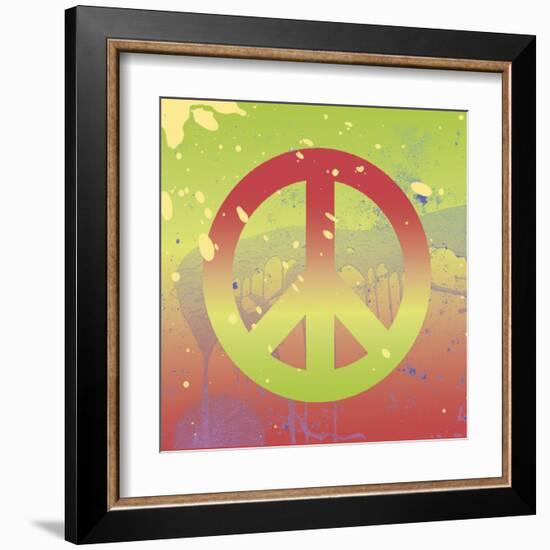 Outtasight Peace-Erin Clark-Framed Art Print