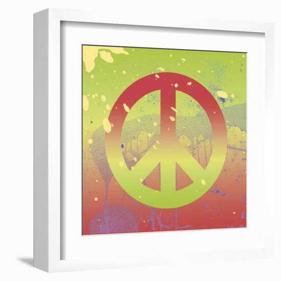 Outtasight Peace-Erin Clark-Framed Art Print