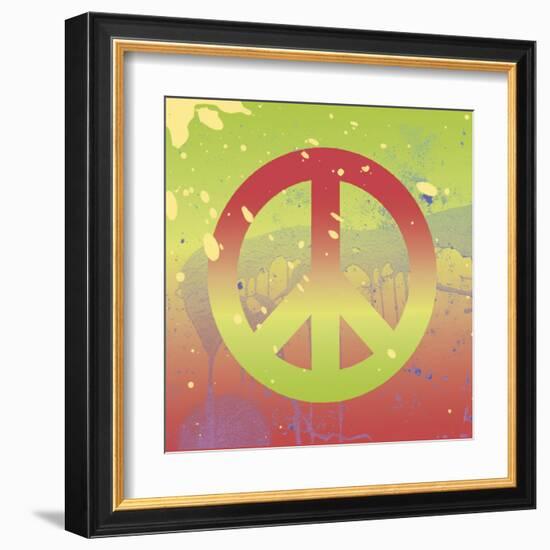 Outtasight Peace-Erin Clark-Framed Art Print