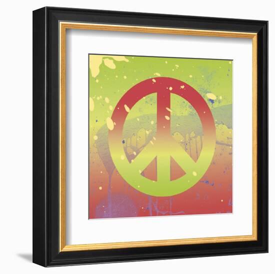 Outtasight Peace-Erin Clark-Framed Art Print