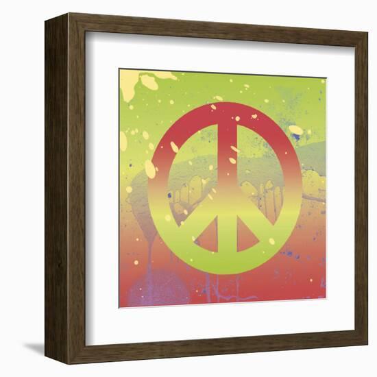 Outtasight Peace-Erin Clark-Framed Art Print