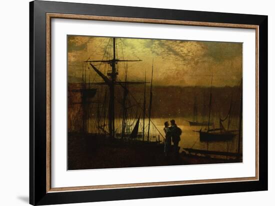 Outward Bound - a View of Whitby, 1887-John Atkinson Grimshaw-Framed Giclee Print