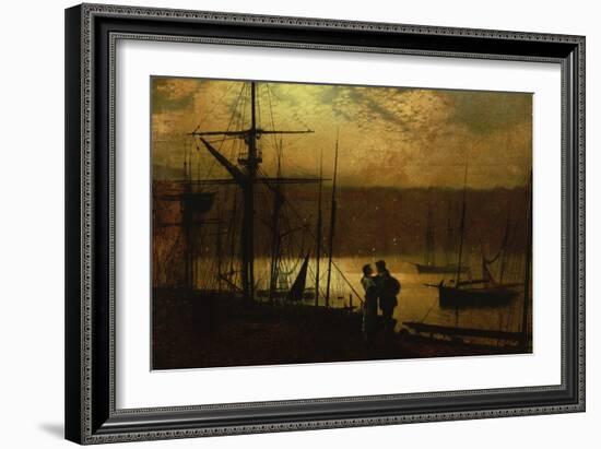 Outward Bound - a View of Whitby, 1887-John Atkinson Grimshaw-Framed Giclee Print