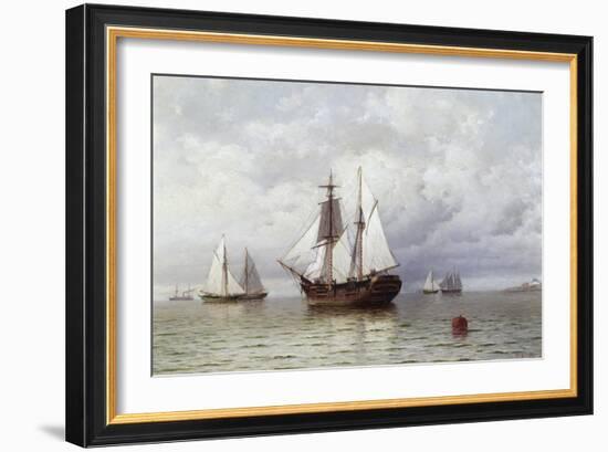 Outward Bound Whaler-William Bradford-Framed Giclee Print