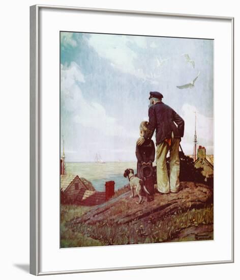 Outward Bound-Norman Rockwell-Framed Art Print