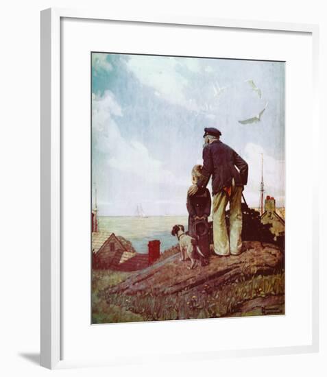 Outward Bound-Norman Rockwell-Framed Art Print