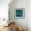 Oval Blues 1-Filippo Ioco-Framed Art Print displayed on a wall