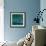 Oval Blues 1-Filippo Ioco-Framed Art Print displayed on a wall