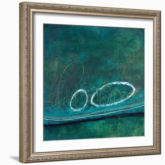 Oval Blues 2-Filippo Ioco-Framed Art Print