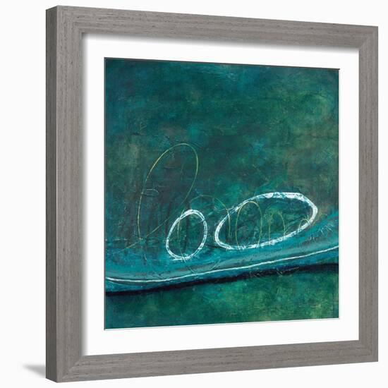 Oval Blues 2-Filippo Ioco-Framed Art Print