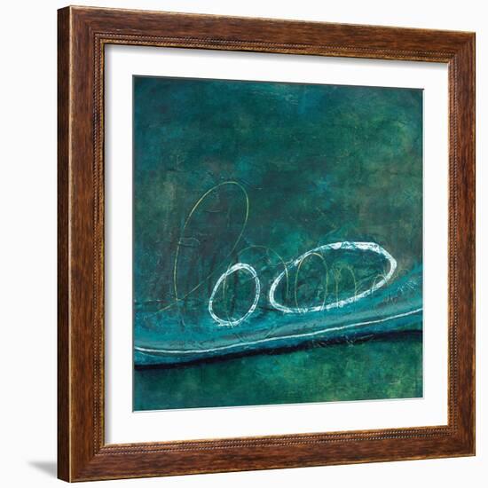 Oval Blues 2-Filippo Ioco-Framed Art Print