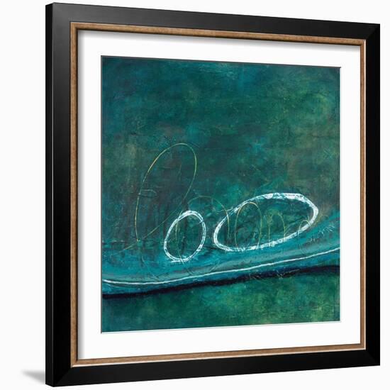 Oval Blues 2-Filippo Ioco-Framed Art Print