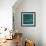 Oval Blues 2-Filippo Ioco-Framed Art Print displayed on a wall