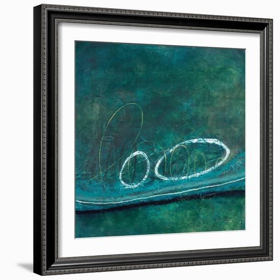 Oval Blues 2-Filippo Ioco-Framed Art Print