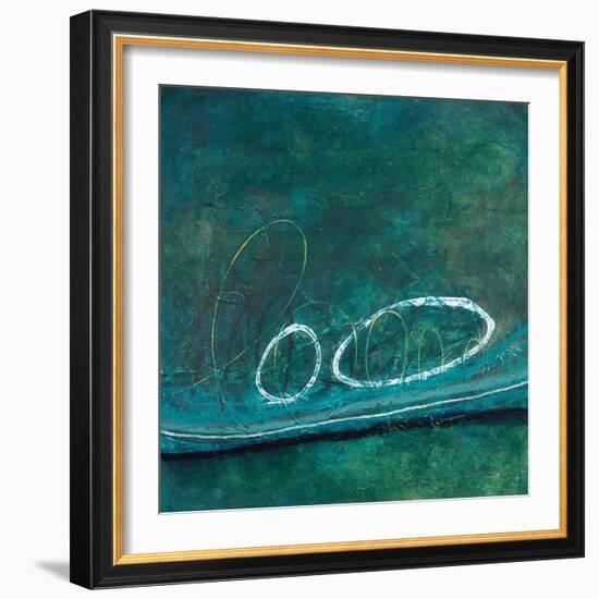 Oval Blues 2-Filippo Ioco-Framed Art Print