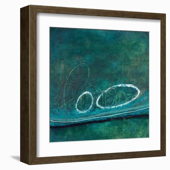 Oval Blues 2-Filippo Ioco-Framed Art Print