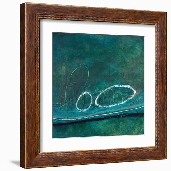 Oval Blues 2-Filippo Ioco-Framed Art Print