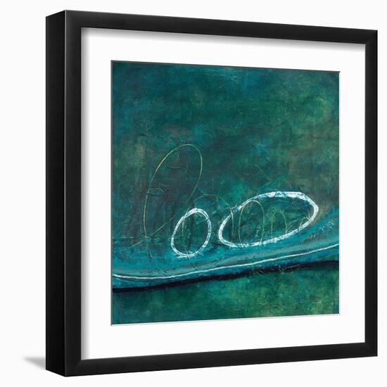 Oval Blues 2-Filippo Ioco-Framed Art Print