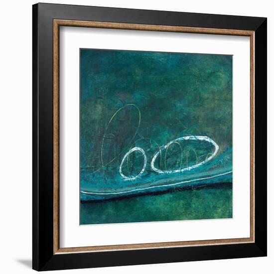 Oval Blues 2-Filippo Ioco-Framed Art Print