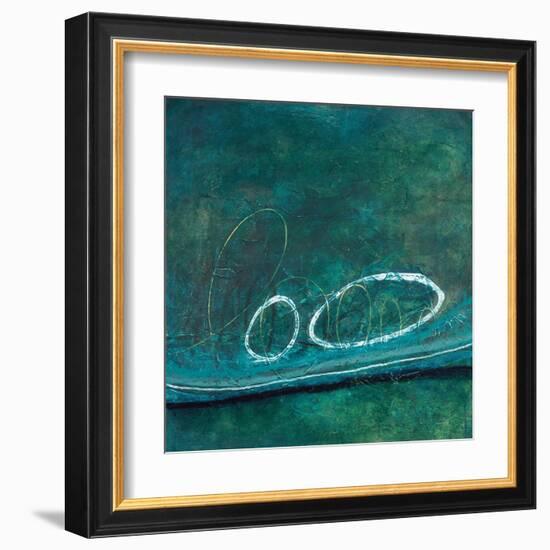 Oval Blues 2-Filippo Ioco-Framed Art Print