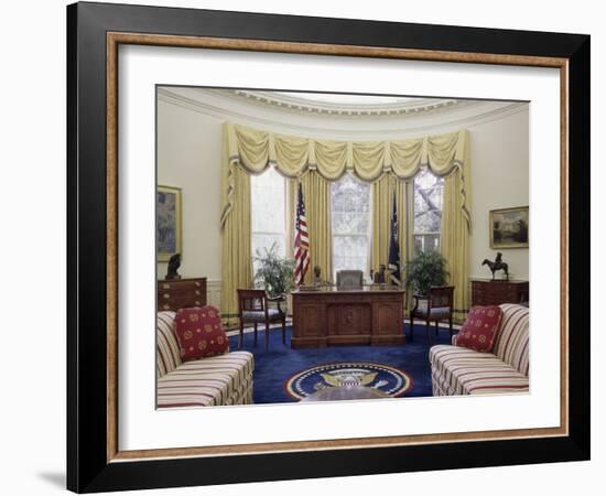 Oval Office the White House Washington, D.C. USA-null-Framed Photographic Print