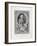 Oval Portrait of David Garrick, 1776-J Collyer-Framed Giclee Print