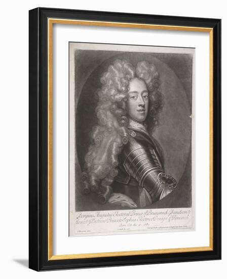 Oval Portrait of George II, King of Great Britain, 1706-Joseph Smith-Framed Giclee Print