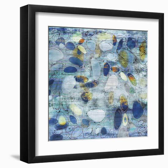 Ovals 1-Carla West-Framed Giclee Print