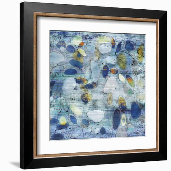 Ovals 1-Carla West-Framed Giclee Print