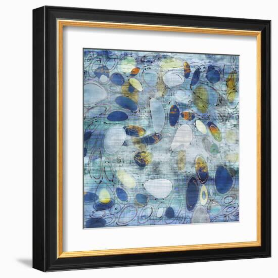 Ovals 1-Carla West-Framed Giclee Print