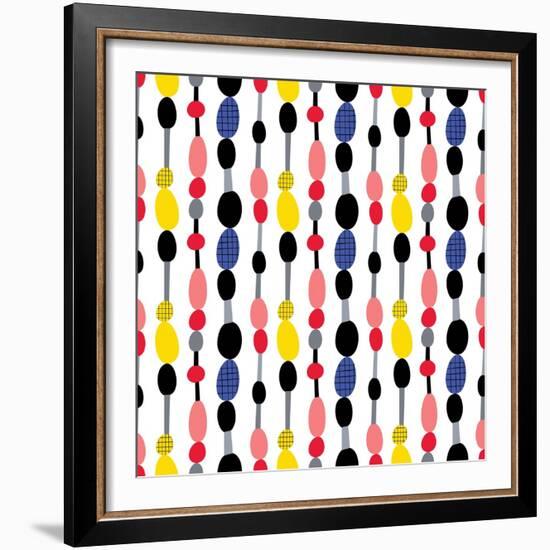 Ovals, 2017-Yuliya Drobova-Framed Giclee Print