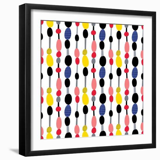 Ovals, 2017-Yuliya Drobova-Framed Giclee Print