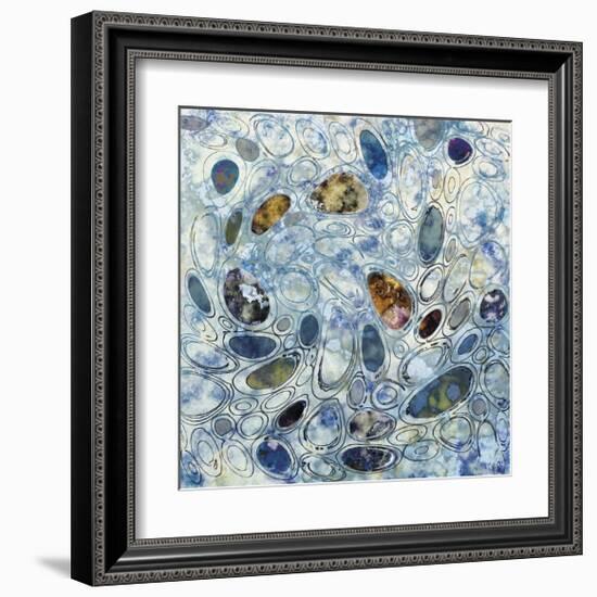 Ovals 2-Carla West-Framed Giclee Print