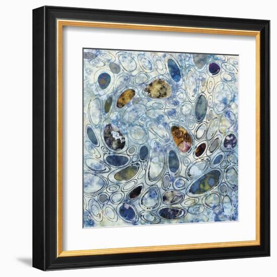 Ovals 2-Carla West-Framed Giclee Print