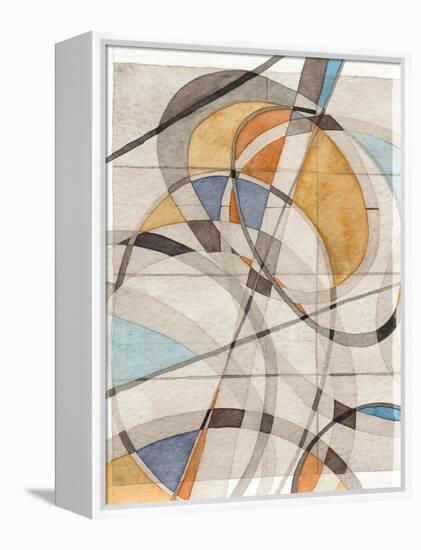 Ovals & Lines I-Nikki Galapon-Framed Stretched Canvas