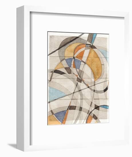 Ovals & Lines I-Nikki Galapon-Framed Art Print