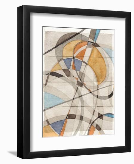 Ovals & Lines I-Nikki Galapon-Framed Art Print
