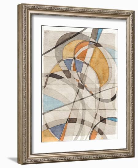 Ovals & Lines I-Nikki Galapon-Framed Art Print