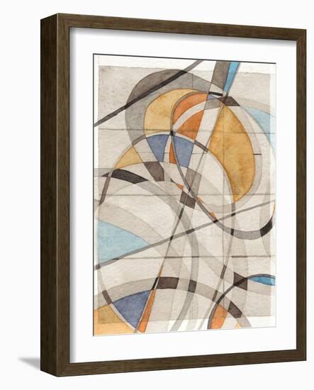 Ovals & Lines I-Nikki Galapon-Framed Art Print