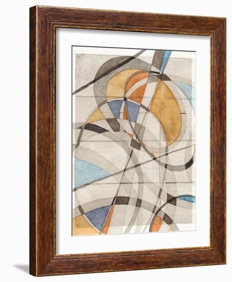 Ovals & Lines I-Nikki Galapon-Framed Art Print