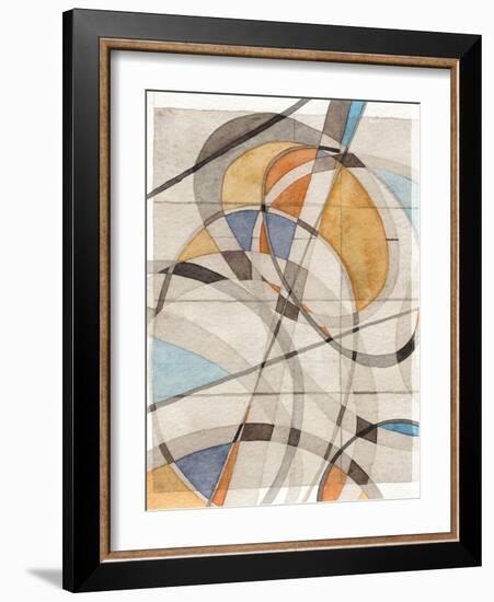 Ovals & Lines I-Nikki Galapon-Framed Art Print