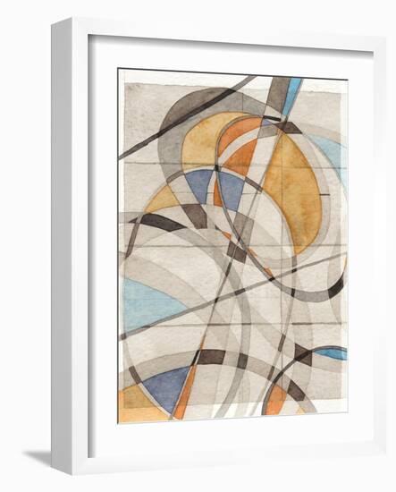 Ovals & Lines I-Nikki Galapon-Framed Art Print