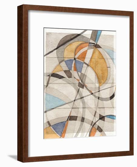 Ovals & Lines I-Nikki Galapon-Framed Art Print