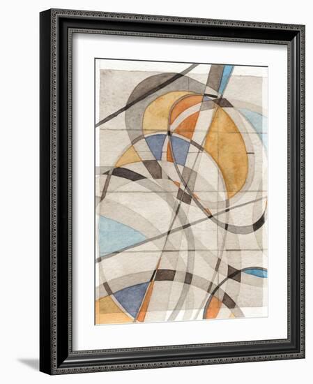 Ovals & Lines I-Nikki Galapon-Framed Art Print